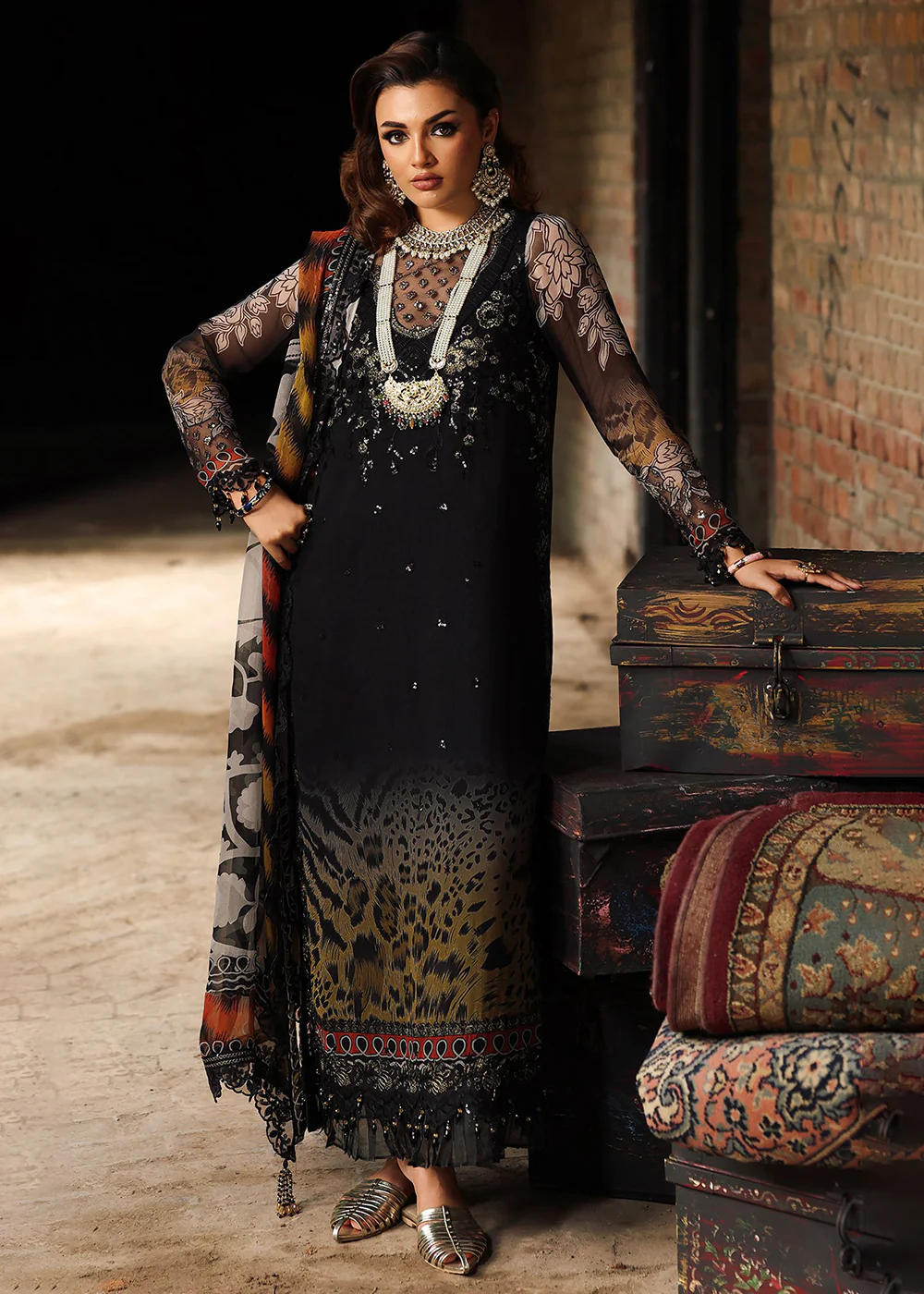 Vasal Luxury Chiffon Collection '25 by Charizma | VSL5-36