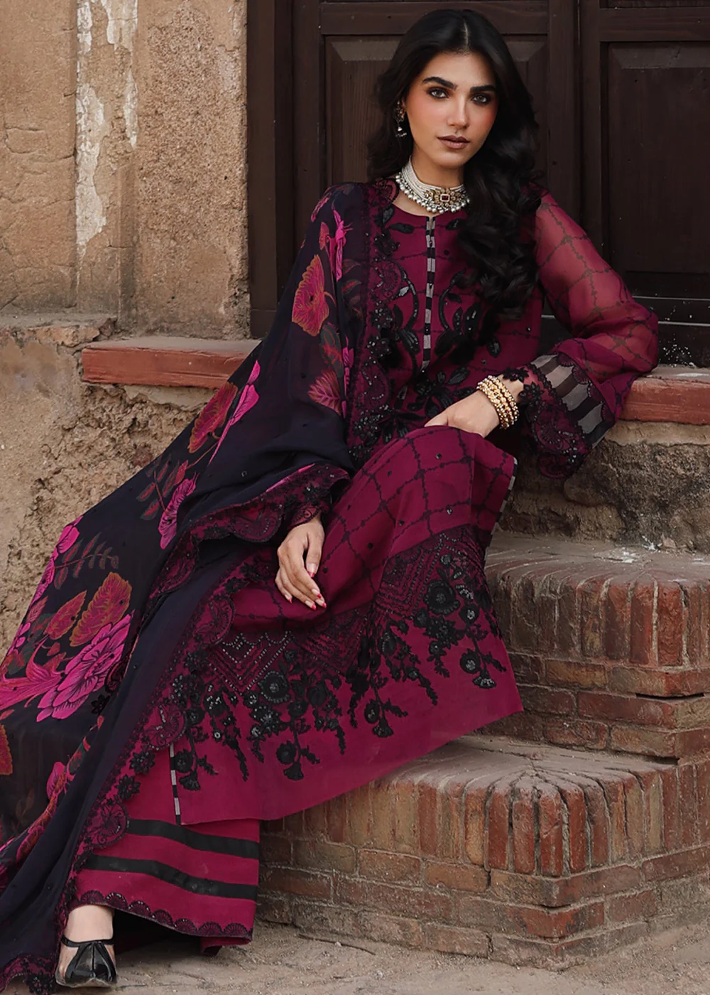 Vasal Luxury Chiffon Collection '25 by Charizma | VSL5-39 - Image 5