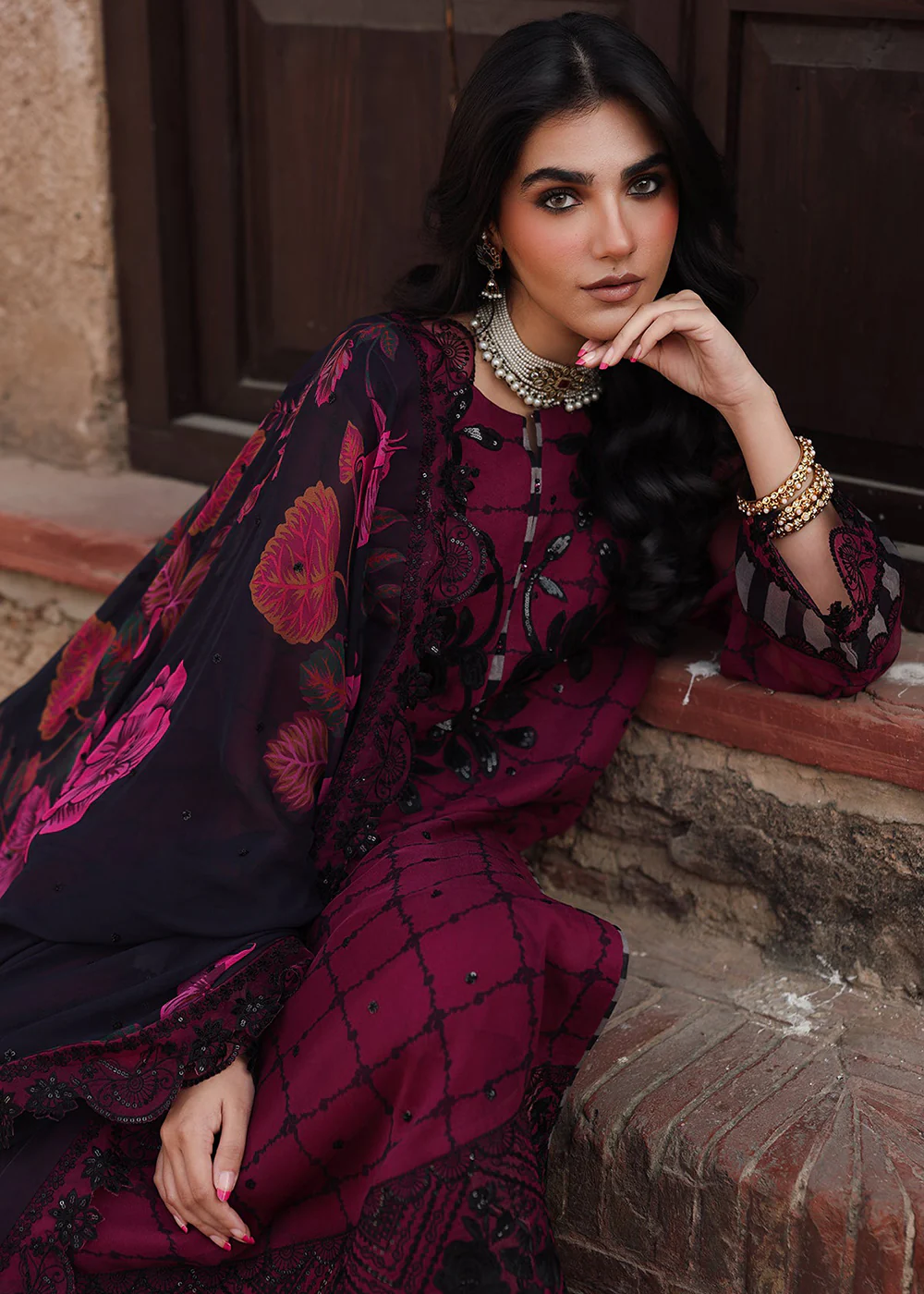 Vasal Luxury Chiffon Collection '25 by Charizma | VSL5-39 - Image 6