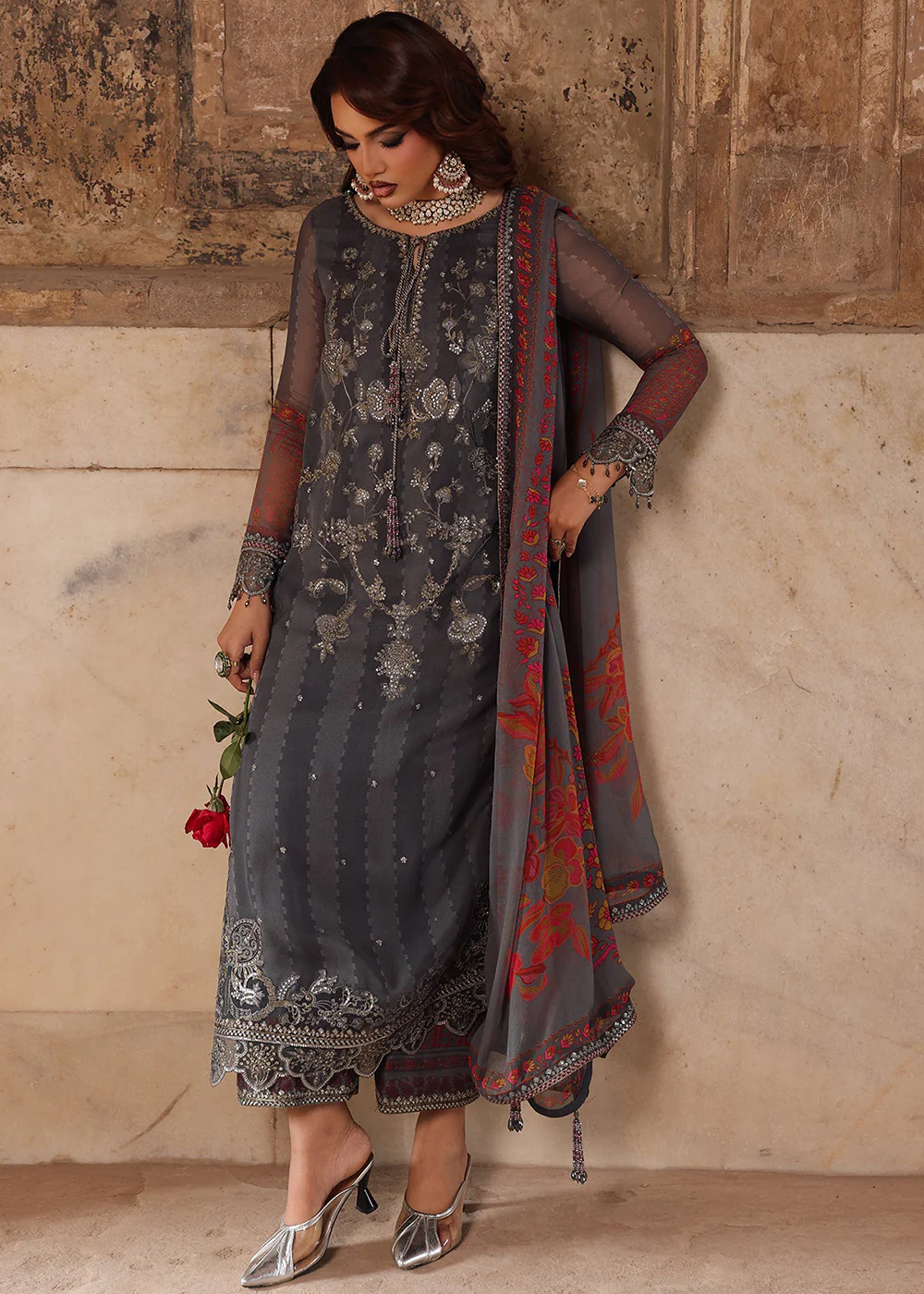 Vasal Luxury Chiffon Collection '25 by Charizma | VSL5-41 - Image 4