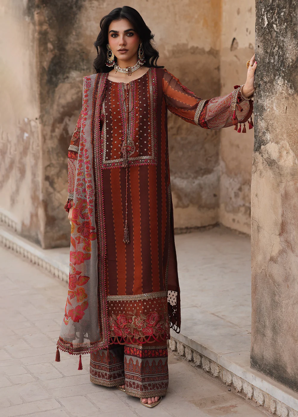 Vasal Luxury Chiffon Collection '25 by Charizma | VSL5-42