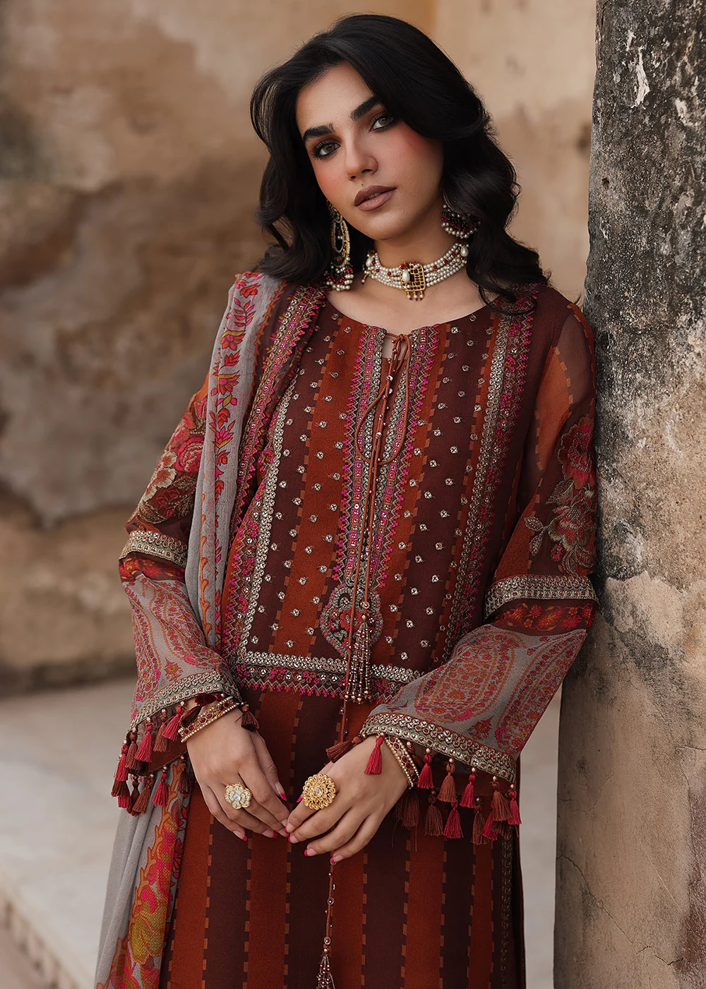 Vasal Luxury Chiffon Collection '25 by Charizma | VSL5-42 - Image 2