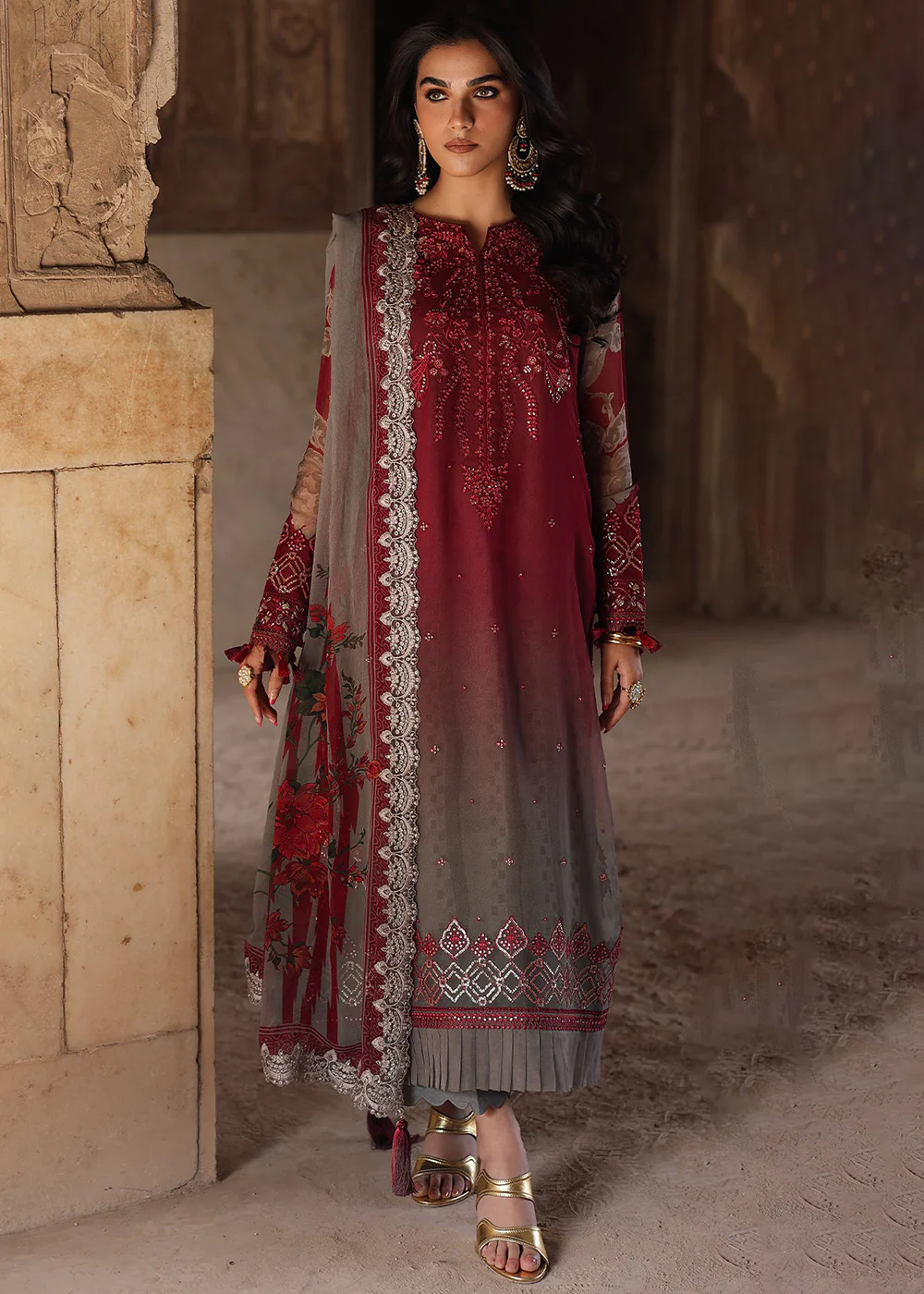 Vasal Luxury Chiffon Collection '25 by Charizma | VSL5-45
