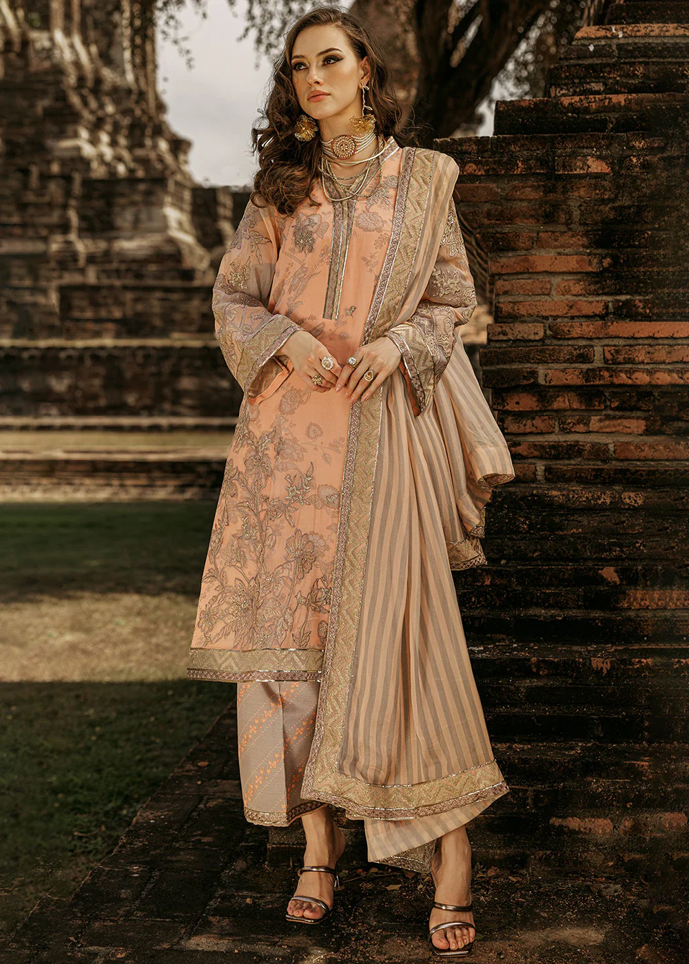 Vasal Luxury Chiffon Limited Edition '25 By Charizma | VSL25-05