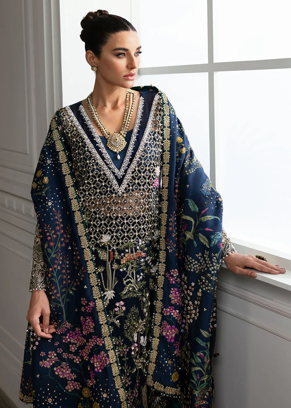 Wedding Collection '24 by Crimson X Saira Shakira | Majestic Cypress - Image 2