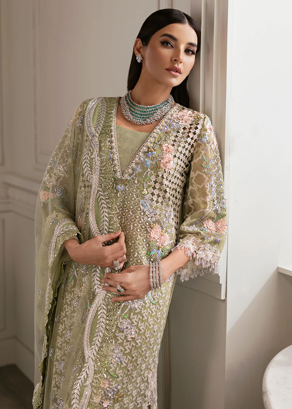 Wedding Collection '24 by Crimson X Saira Shakira | Sparkle Cascade - Image 2