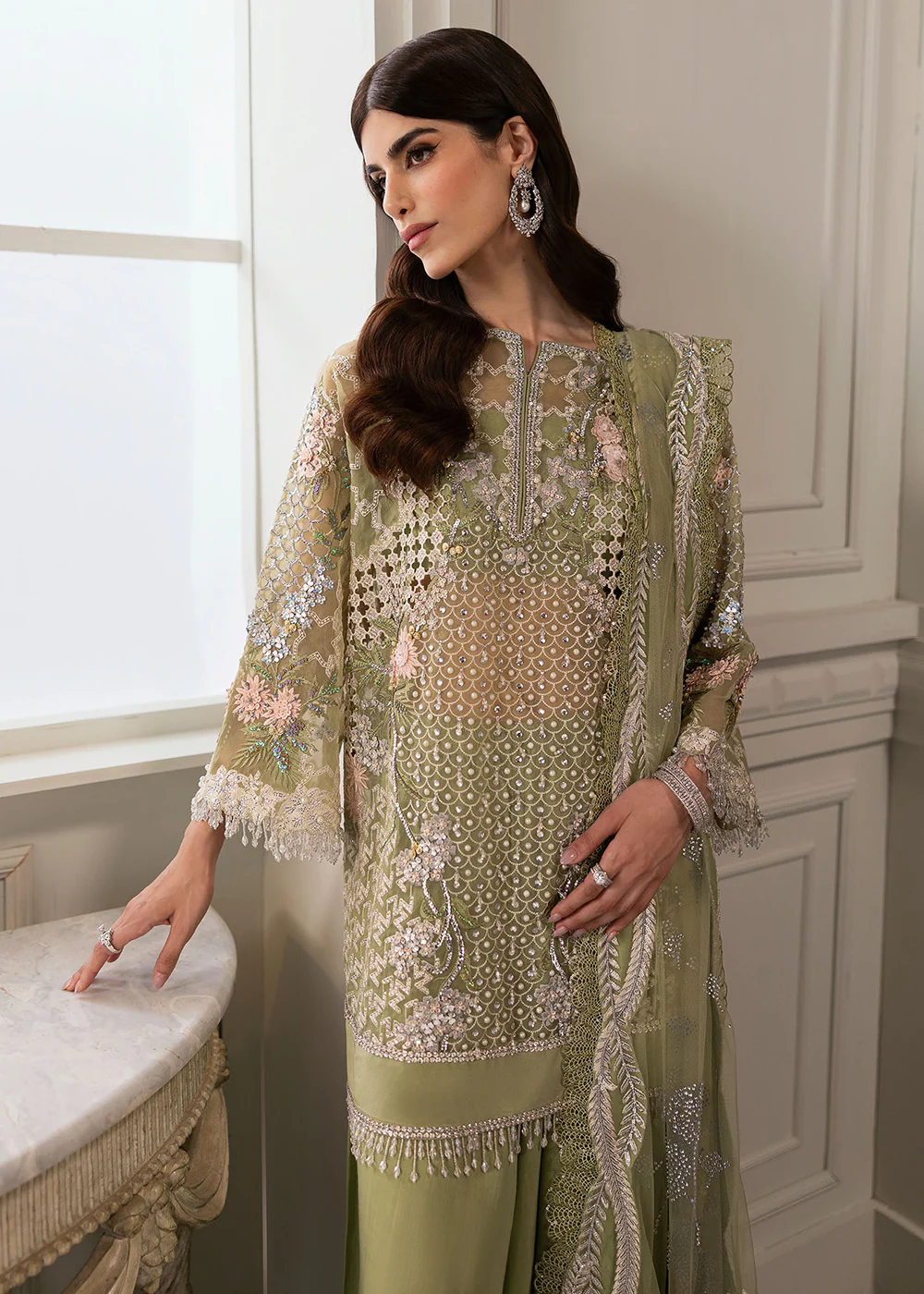 Wedding Collection '24 by Crimson X Saira Shakira | Sparkle Cascade - Image 5