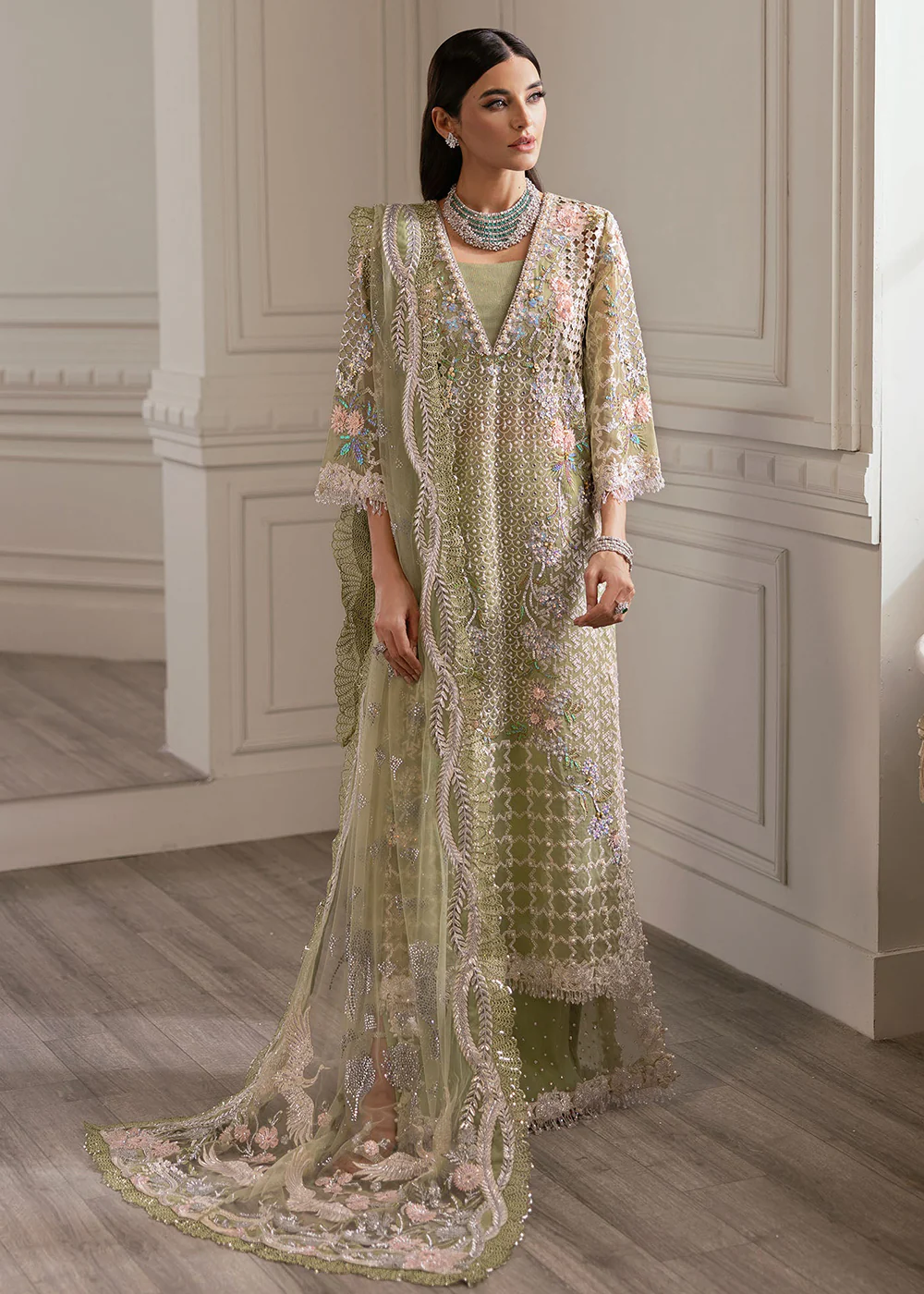 Wedding Collection '24 by Crimson X Saira Shakira | Sparkle Cascade - Image 6