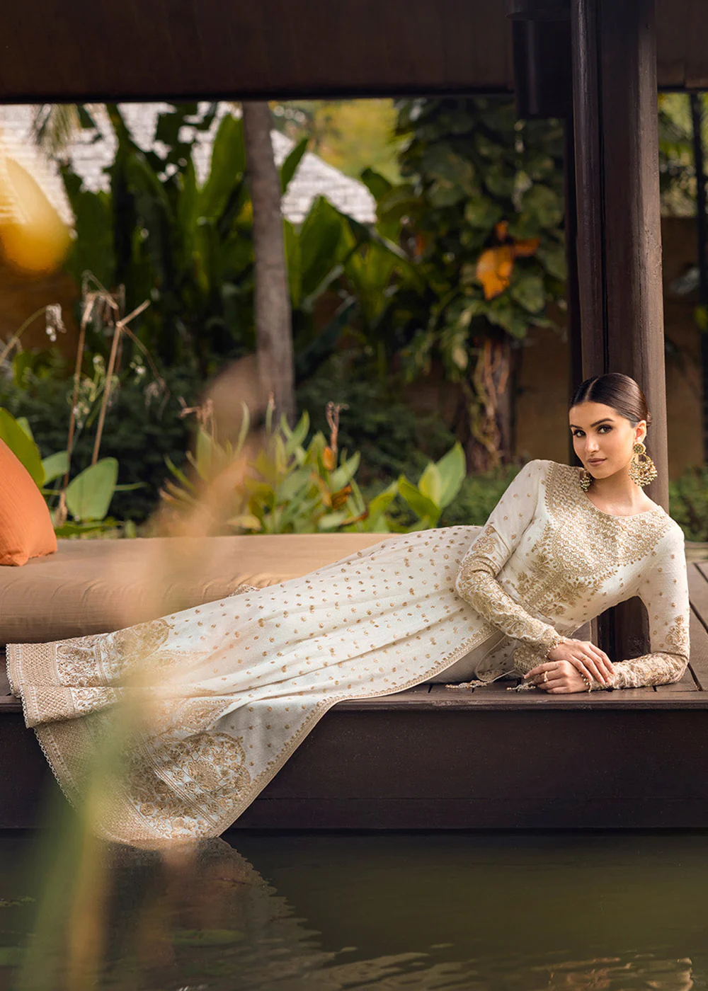 Zinnia Unstitched Luxury Lawn '25 by Faiza Saqlain | Lily - Image 6