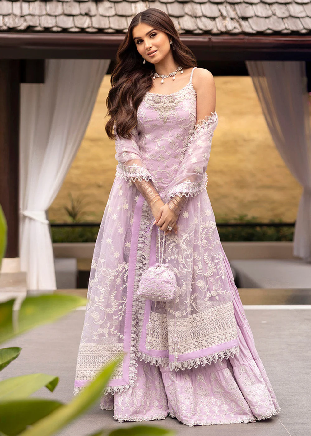 Zinnia Unstitched Luxury Lawn '25 by Faiza Saqlain | Soma