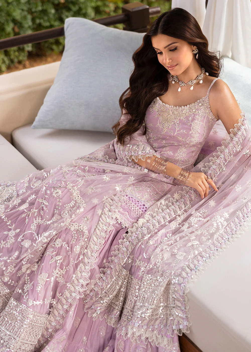 Zinnia Unstitched Luxury Lawn '25 by Faiza Saqlain | Soma - Image 4